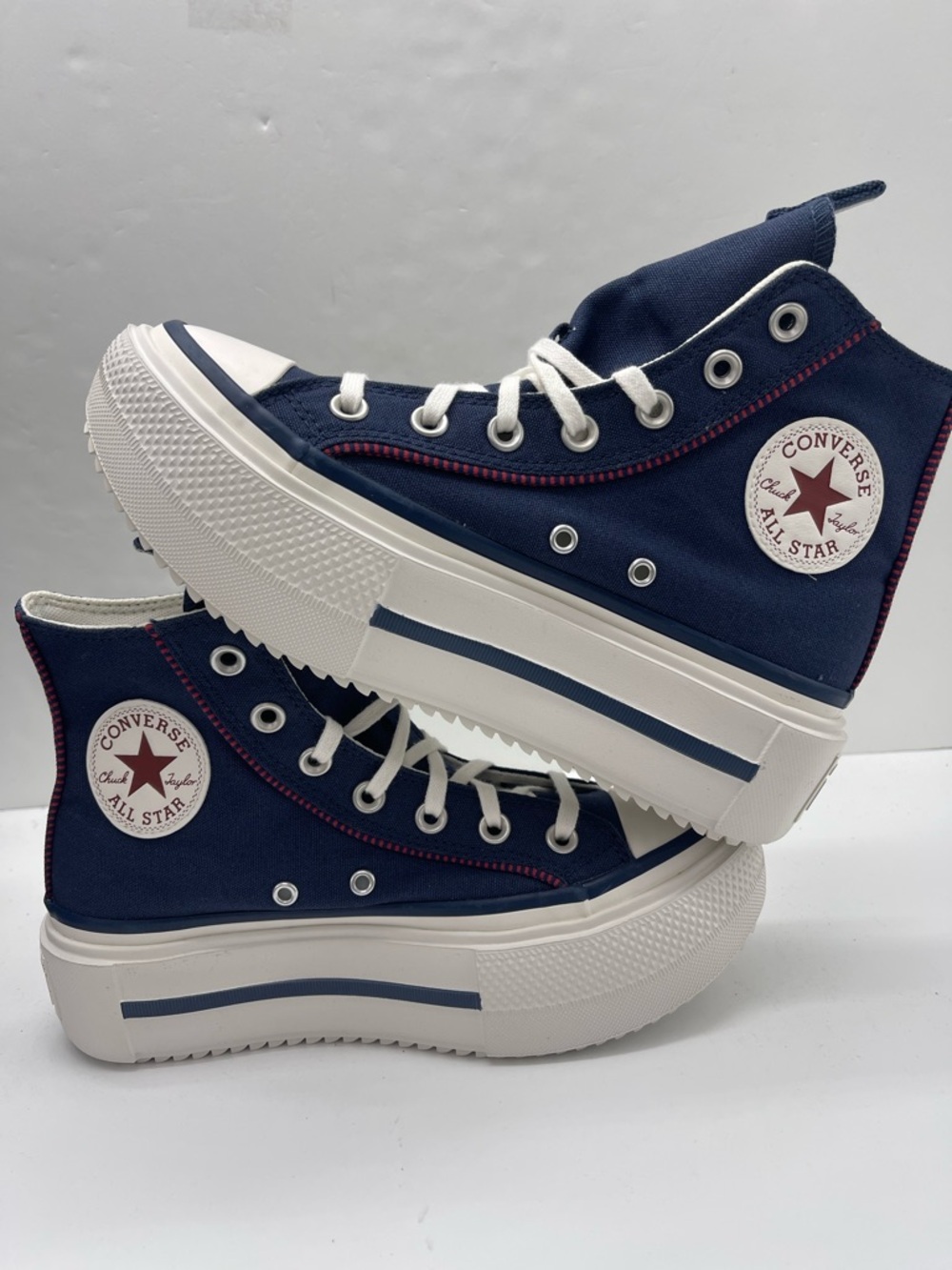 Converse WMNS Chuck Taylor All Star High Top Platform Sneakers Size 7 419252C - Picture 7 of 16